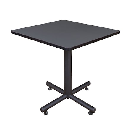 Kobe Square Tables > Breakroom Tables > Kobe Square & Round Tables, Wood, Metal Top, Grey TKB3030GY